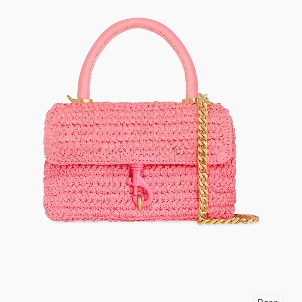 Rebecca Minkoff  Edie Woven Top Handle Bag